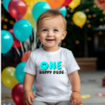 Een gelukkige kerel 1e verjaardag blauwe smiley<br><div class="desc">We voegen altijd elke week nieuwe design toe!</div>