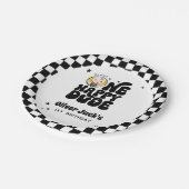 Een gelukkige kerel 1e verjaardag papieren bordje (Gekanteld)