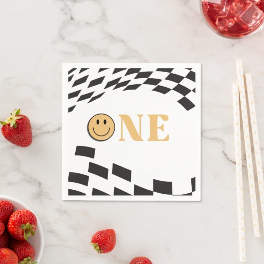 Een gelukkige kerel 1e verjaardag servet (Insitu)