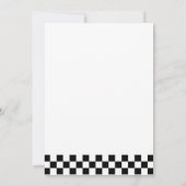 Een gelukkige kerel 1e verjaardag uitnodiging (Achterkant)