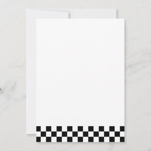 Een gelukkige kerel 1e verjaardag uitnodiging (Achterkant)