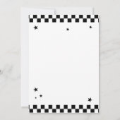 Een gelukkige kerel 1e verjaardag uitnodiging met  (Achterkant)