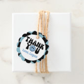 Een gelukkige kerel dank je gunsten bedankjes labels (In situ)