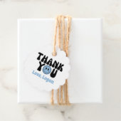 Een gelukkige kerel dank je gunsten bedankjes labels (In situ)