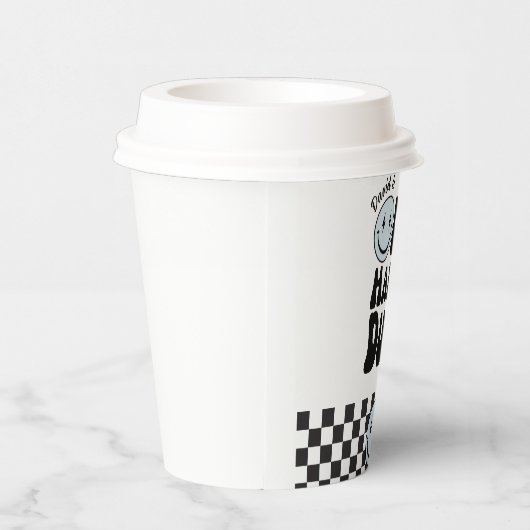 Een gelukkige kerel eerste verjaardag gelukkig gez papieren bekers (Rechts)