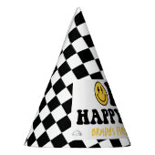 Een gelukkige kerel eerste verjaardag, glimlach ge feesthoedjes