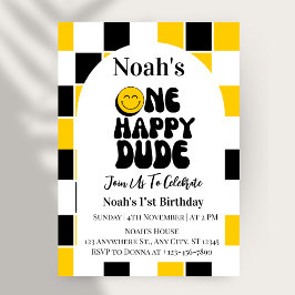 Een gelukkige kerel eerste verjaardag kaart