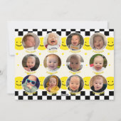 Een gelukkige kerel foto uitnodigen Kaart (Achterkant)