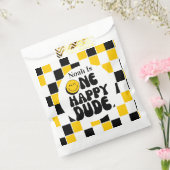 Een gelukkige kerel gepersonaliseerde verjaardag g bedankzakje (Gezegeld)