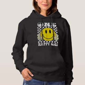 Een gelukkige kerel Gigi Groovy 1e verjaardag fami Hoodie