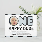 Een gelukkige kerel groovy geruite jongen verjaard kaart (Staand voorkant)