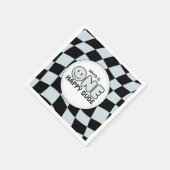 Een gelukkige kerel Groovy Happy Face Boy Verjaard Servet (Hoek)