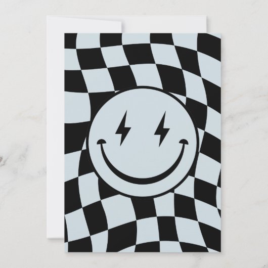 Een gelukkige kerel groovy jongen foto verjaardag kaart (Achterkant)