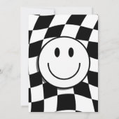 Een gelukkige kerel Happy Face Boy 1e verjaardag Kaart (Achterkant)