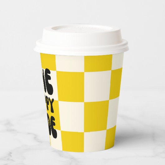 Een gelukkige kerel Happy Face Boy 1e verjaardag Papieren Bekers (Links)