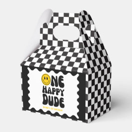 Een gelukkige kerel Happy Face Boy Eerste Verjaard Bedankdoosjes