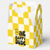 Een gelukkige kerel Happy Face Boy Eerste Verjaard Bedankdoosjes (Geopend)