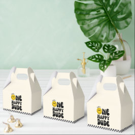 Een gelukkige kerel Happy Face Boy Eerste Verjaard Bedankdoosjes