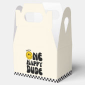 Een gelukkige kerel Happy Face Boy Eerste Verjaard Bedankdoosjes (Geopend)