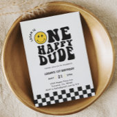 Een gelukkige kerel Happy Face Boy Eerste Verjaard Kaart