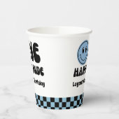 Een gelukkige kerel jongen 1e verjaardag papieren bekers (Links)