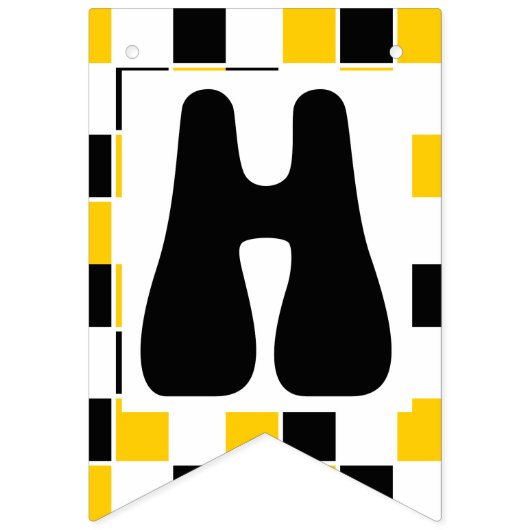 Een gelukkige kerel jongen 1e verjaardag vlaggetjes (Tweede vlag)