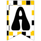 Een gelukkige kerel jongen 1e verjaardag vlaggetjes (Derde vlag)