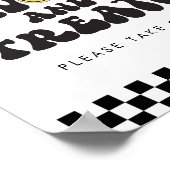 Een gelukkige kerel | Jongens Happy Face Favors Ta Poster (Hoek)