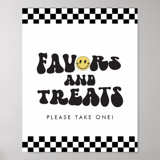 Een gelukkige kerel | Jongens Happy Face Favors Ta Poster (Voorkant)