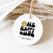 Een gelukkige kerel | Jongens Rad Kinder 1e Verjaa Bedankjes Labels