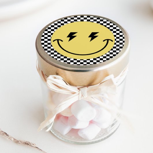 Een gelukkige kerel | Jongens Rad Kinder 1e Verjaa Ronde Sticker