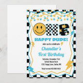 Eén Gelukkige Kerel- Rock Ster Kaart (Voorkant / Achterkant)