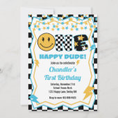 Een gelukkige kerel- rockster kaart (Voorkant)