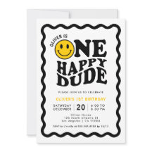 Een gelukkige kerel | Schattige Happy Face Boy 1e 