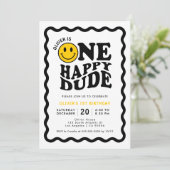 Een gelukkige kerel | Schattige Happy Face Boy 1e Kaart (Staand voorkant)