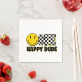 Een gelukkige kerel servet (Insitu)