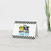 Een gelukkige kerel verjaardag 1e verjaardag bedankkaart (Voorkant)