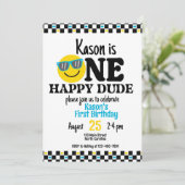 Een gelukkige kerel verjaardag 1e verjaardag kaart (Staand voorkant)