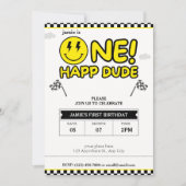 Een gelukkige kerel verjaardag uitnodiging (Voorkant)