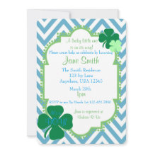 Een gelukkige kleine Ierse thema Baby shower uitno