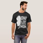 Een gelukkige Lacrosse Mama Grappig Matching St Pa T-shirt (Voorkant volledig)