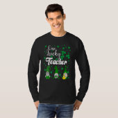 Een gelukkige leraar Ierse kabouters St Patricks T-shirt (Voorkant volledig)