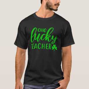 Een gelukkige leraar Ierse Saint Patrick's Day Sha T-shirt