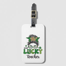 Een Gelukkige Leraar - St. Patrick's Dag  Bagagelabel