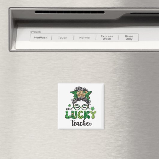 Een Gelukkige Leraar - St. Patrick's Dag Magneet (Insitu (Vaatwasser))