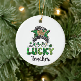 Een gelukkige leraar - St. Patrick's Day Keramisch Ornament