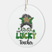 Een gelukkige leraar - St. Patrick's Day Keramisch Ornament (Links)