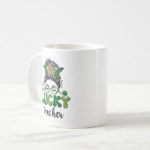 Een gelukkige leraar - St. Patrick's Day Koffiemok (Voorkant links)