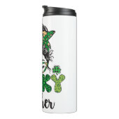 Een gelukkige leraar - St. Patrick's Day Thermosbeker (Geroteerd rechts)