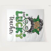 Een gelukkige leraar - St. Patrick's Day Wandkleed (Voorkant (horizontaal))